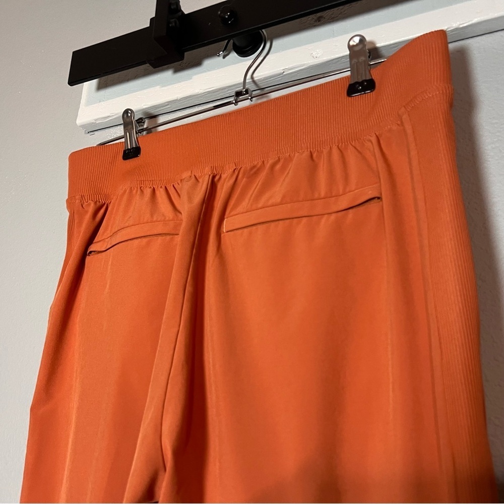 Athleta Brooklyn Ankle Pants High Rise Size 6 Orange Pull On - Picture 11 of 14